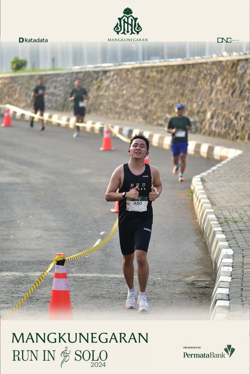 Race photo from Mangkunegaran Run 2024
