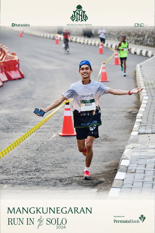 Race photo from Mangkunegaran Run 2024