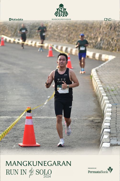 Race photo from Mangkunegaran Run 2024