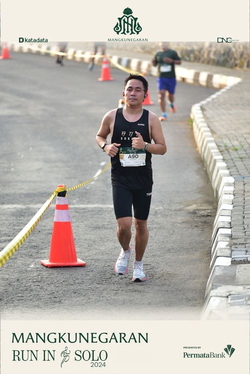 Race photo from Mangkunegaran Run 2024