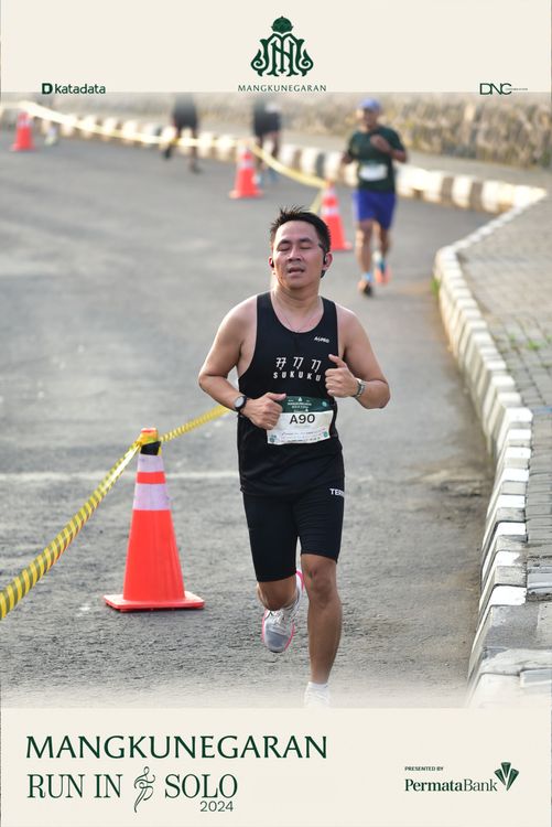 Race photo from Mangkunegaran Run 2024