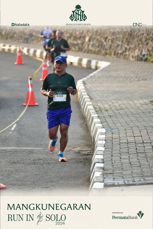 Race photo from Mangkunegaran Run 2024