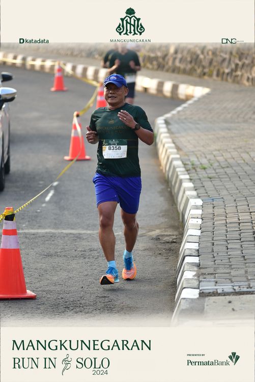 Race photo from Mangkunegaran Run 2024
