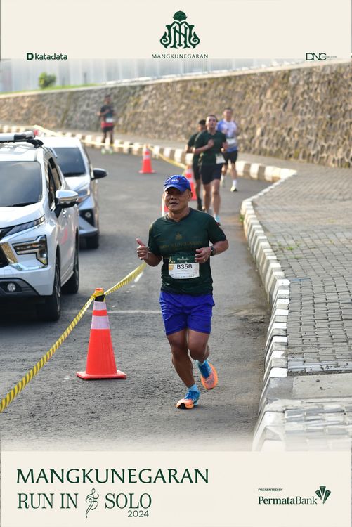 Race photo from Mangkunegaran Run 2024