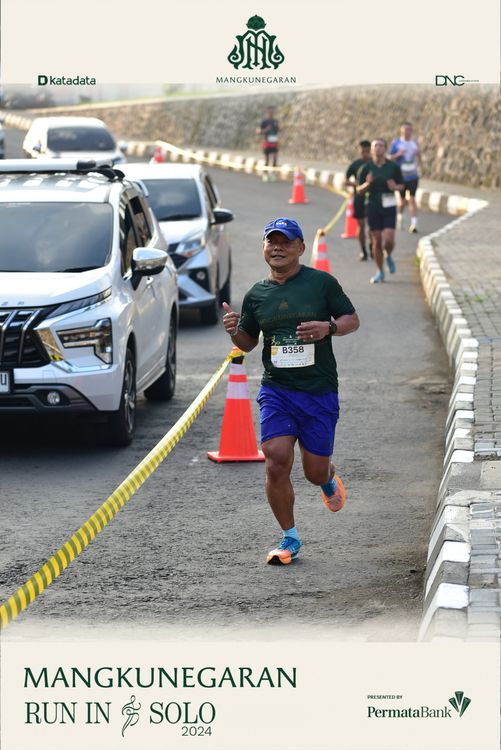 Race photo from Mangkunegaran Run 2024