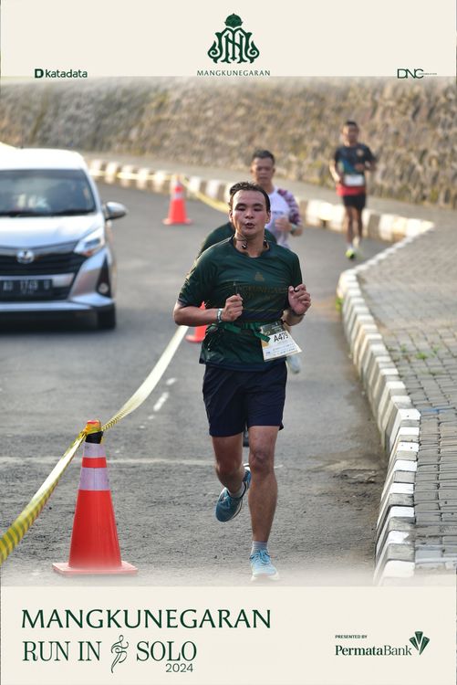 Race photo from Mangkunegaran Run 2024