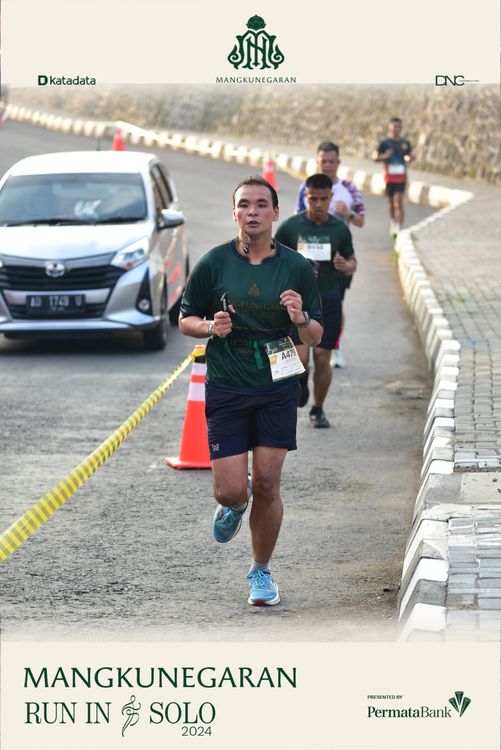 Race photo from Mangkunegaran Run 2024
