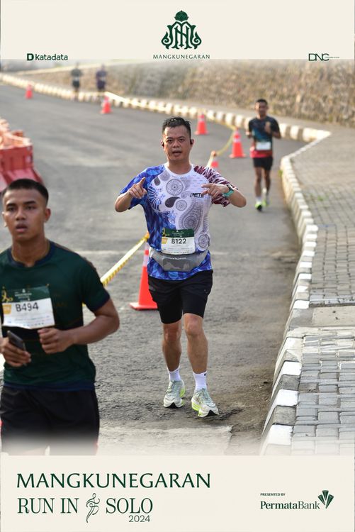 Race photo from Mangkunegaran Run 2024