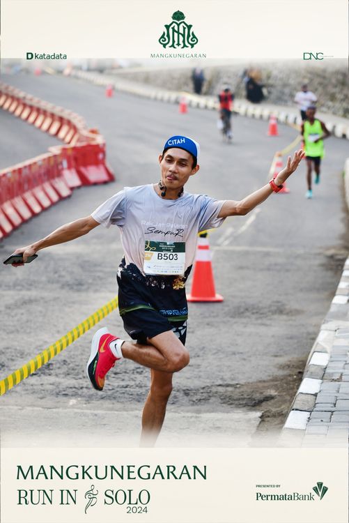 Race photo from Mangkunegaran Run 2024