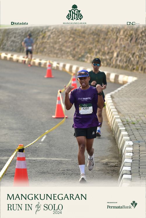 Race photo from Mangkunegaran Run 2024