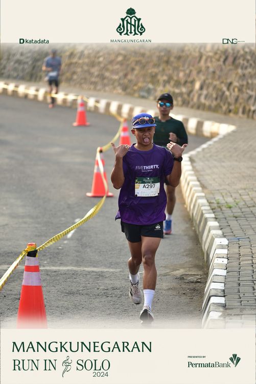 Race photo from Mangkunegaran Run 2024