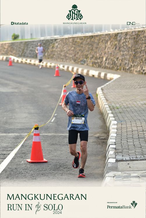 Race photo from Mangkunegaran Run 2024
