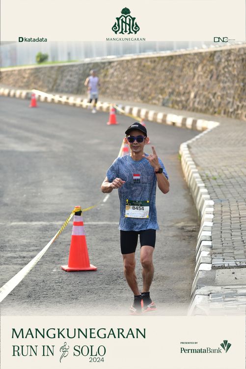 Race photo from Mangkunegaran Run 2024