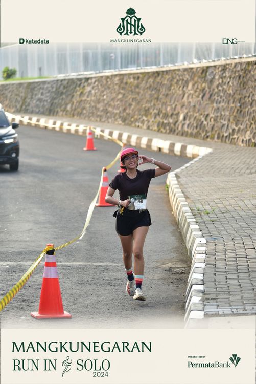 Race photo from Mangkunegaran Run 2024