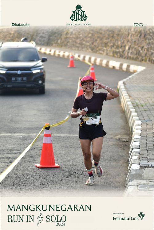 Race photo from Mangkunegaran Run 2024