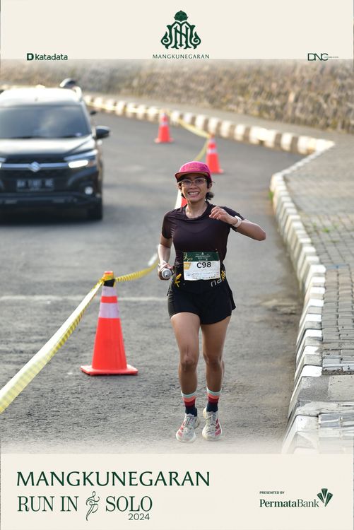 Race photo from Mangkunegaran Run 2024