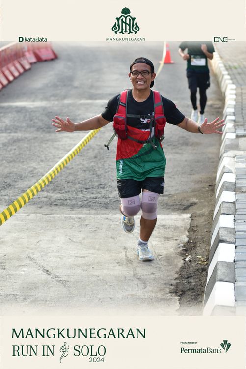 Race photo from Mangkunegaran Run 2024