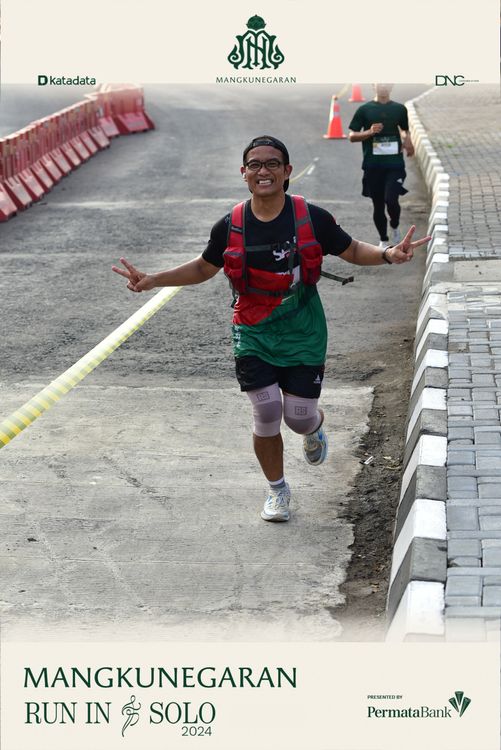 Race photo from Mangkunegaran Run 2024