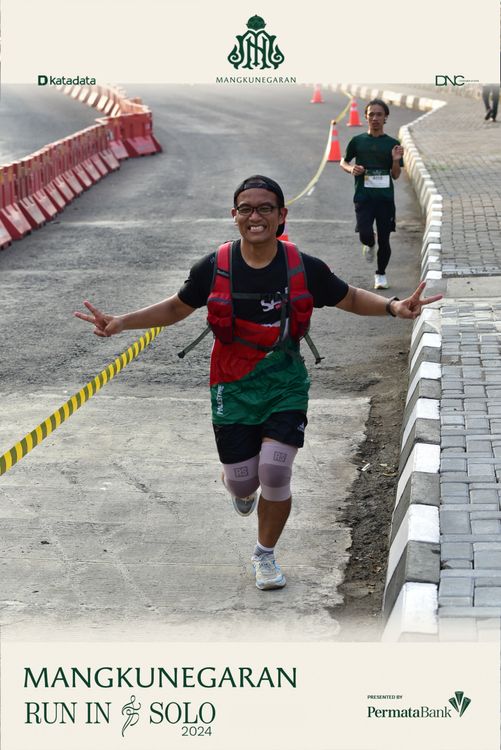 Race photo from Mangkunegaran Run 2024