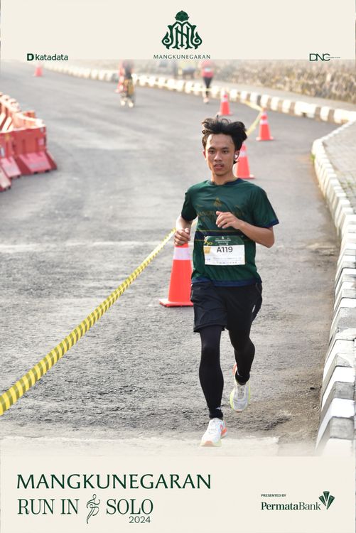 Race photo from Mangkunegaran Run 2024