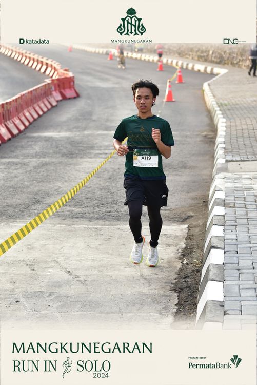 Race photo from Mangkunegaran Run 2024