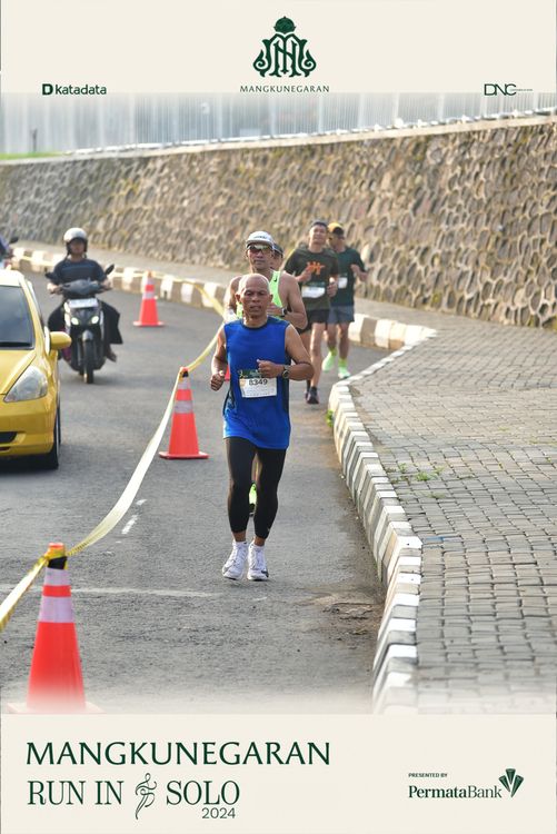 Race photo from Mangkunegaran Run 2024