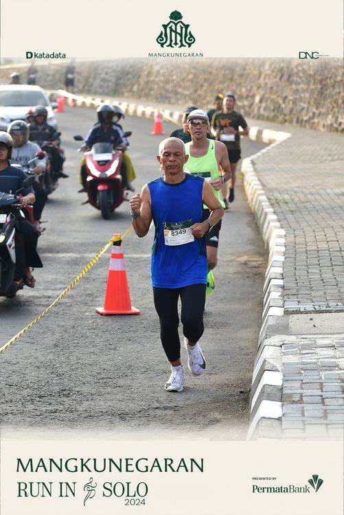 Race photo from Mangkunegaran Run 2024