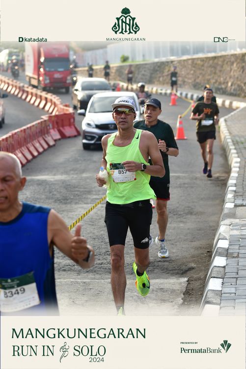 Race photo from Mangkunegaran Run 2024