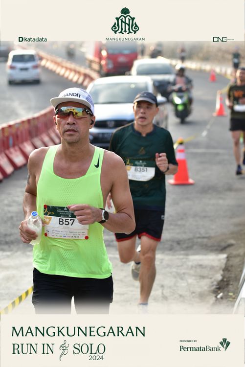 Race photo from Mangkunegaran Run 2024
