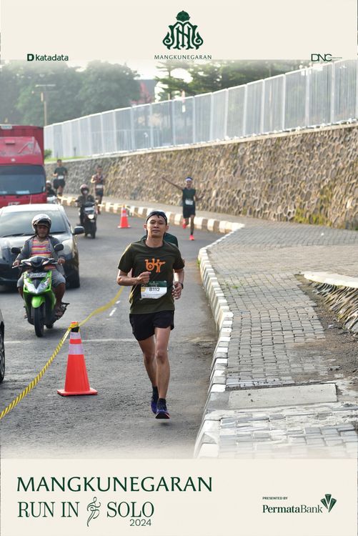 Race photo from Mangkunegaran Run 2024