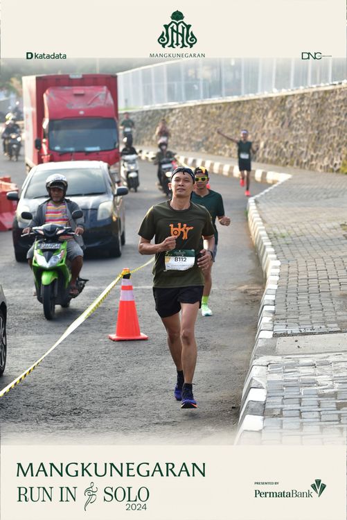 Race photo from Mangkunegaran Run 2024