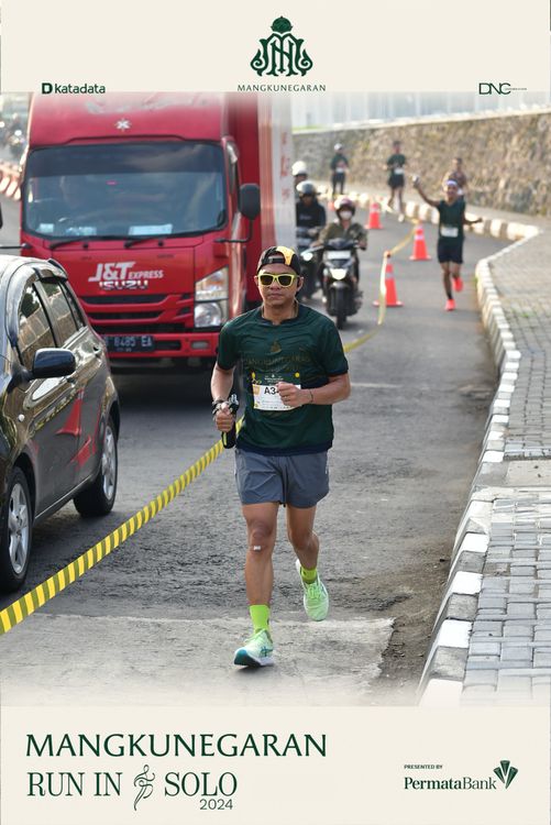 Race photo from Mangkunegaran Run 2024