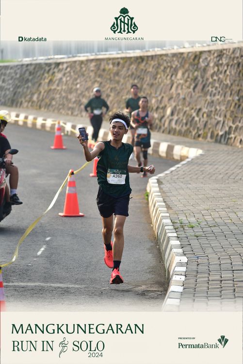 Race photo from Mangkunegaran Run 2024