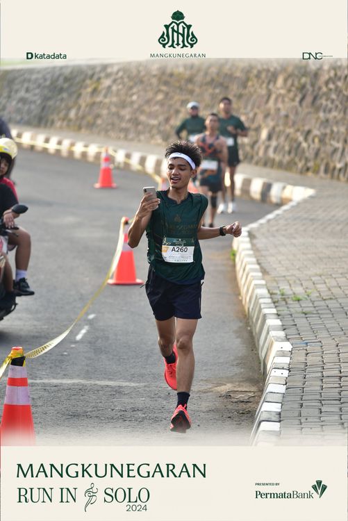 Race photo from Mangkunegaran Run 2024