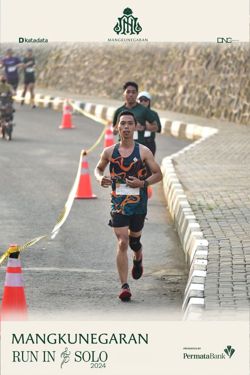 Race photo from Mangkunegaran Run 2024