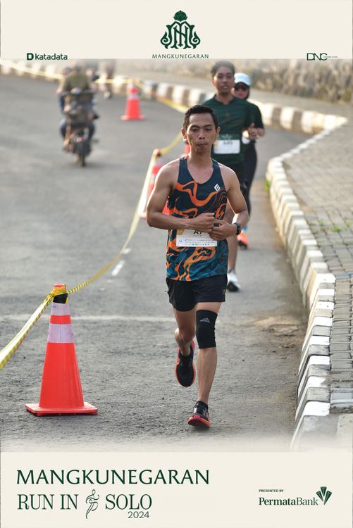 Race photo from Mangkunegaran Run 2024