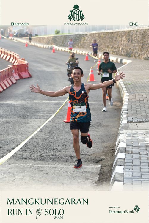 Race photo from Mangkunegaran Run 2024
