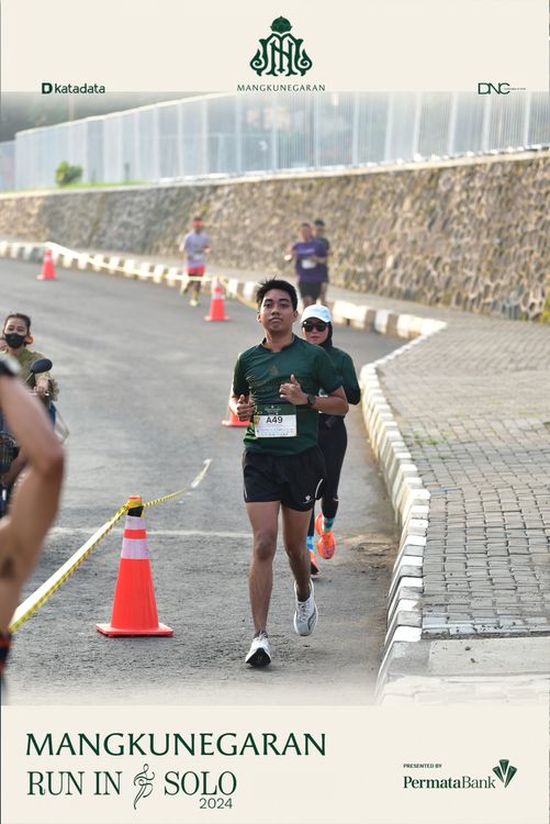 Race photo from Mangkunegaran Run 2024