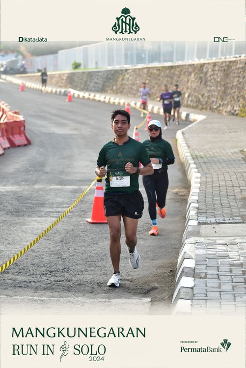 Race photo from Mangkunegaran Run 2024