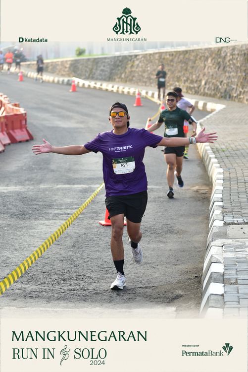 Race photo from Mangkunegaran Run 2024