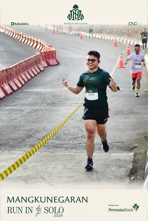 Race photo from Mangkunegaran Run 2024