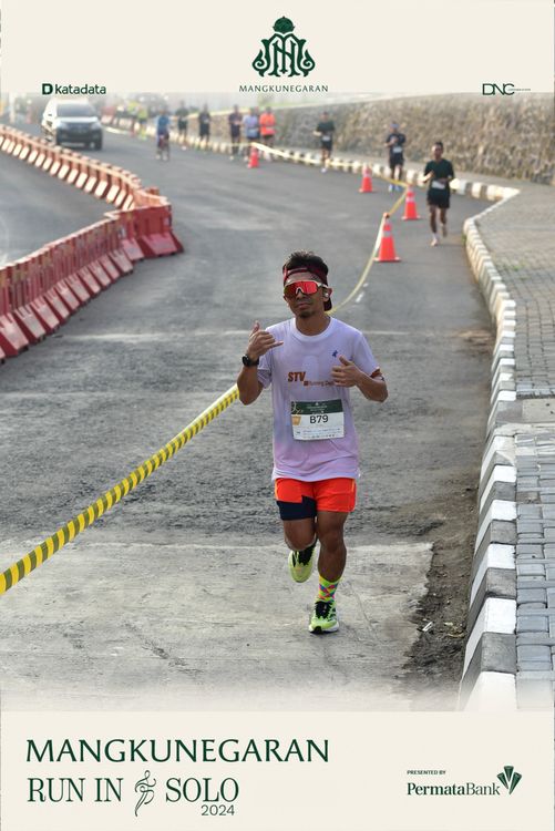 Race photo from Mangkunegaran Run 2024