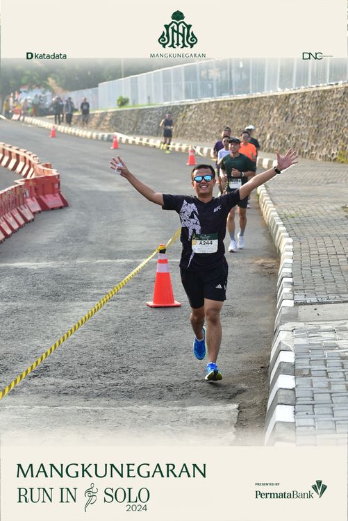 Race photo from Mangkunegaran Run 2024