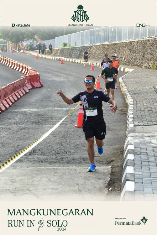 Race photo from Mangkunegaran Run 2024