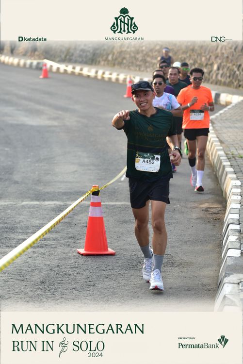 Race photo from Mangkunegaran Run 2024