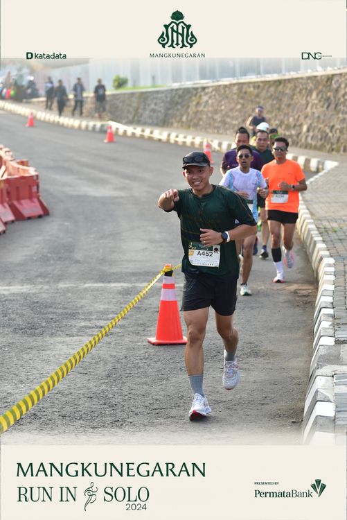 Race photo from Mangkunegaran Run 2024