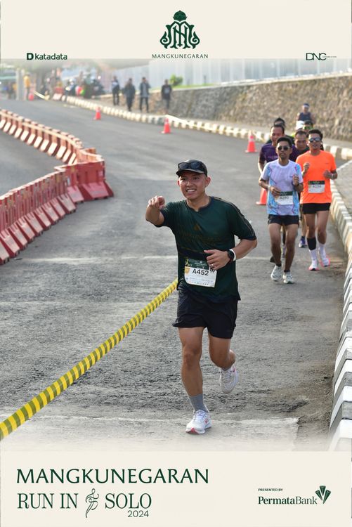 Race photo from Mangkunegaran Run 2024