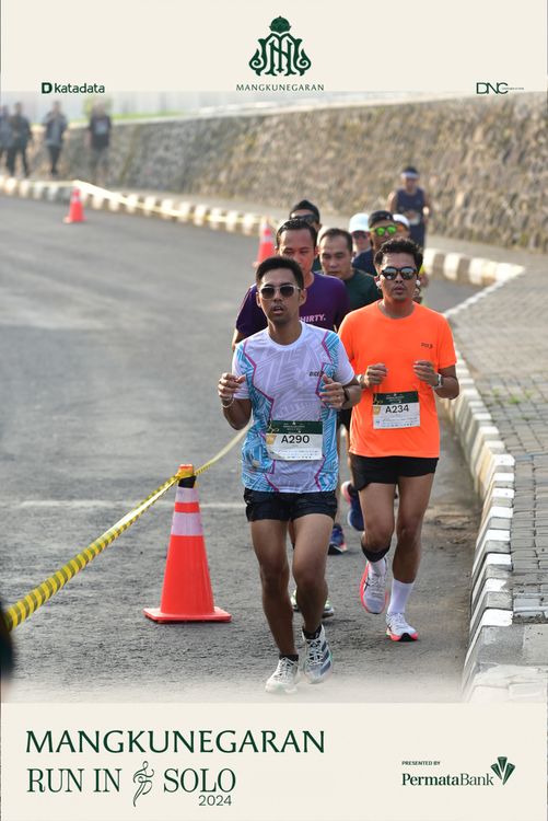 Race photo from Mangkunegaran Run 2024