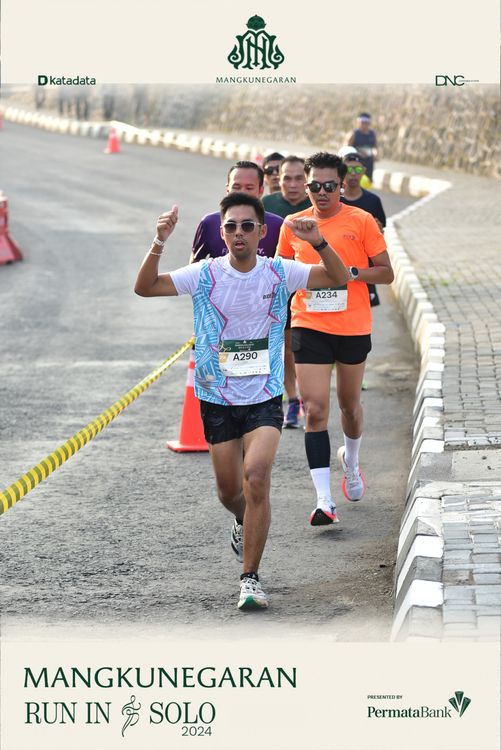 Race photo from Mangkunegaran Run 2024