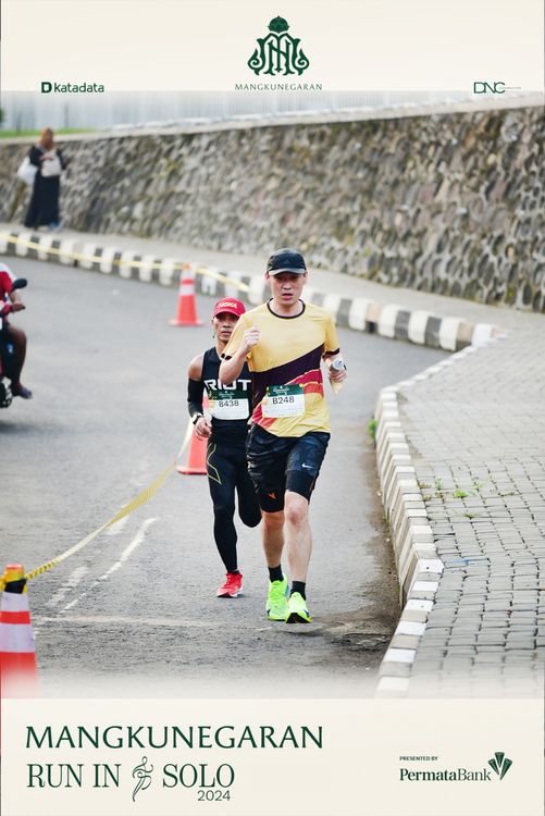 Race photo from Mangkunegaran Run 2024